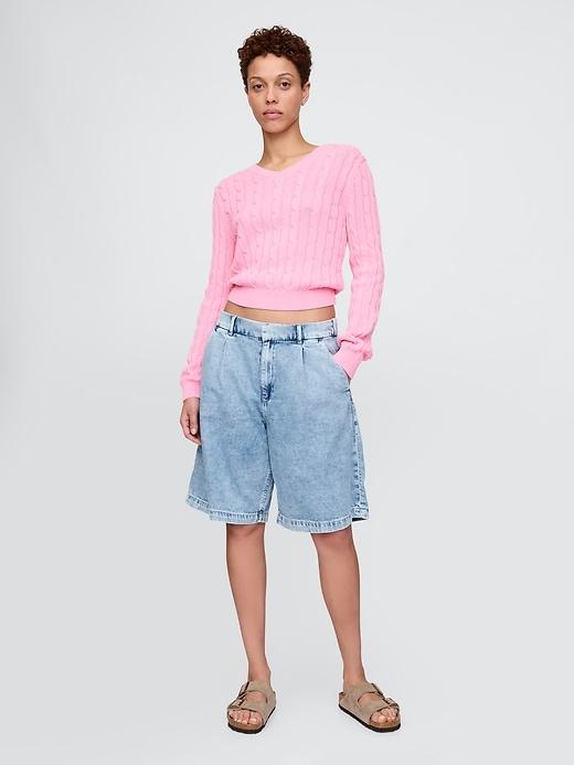 365 high rise ultrasoft longline trouser shorts