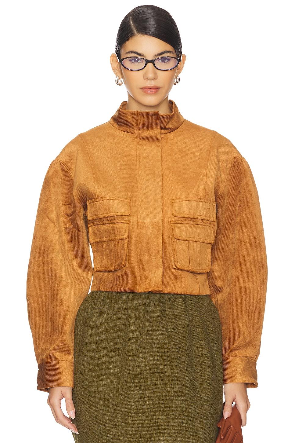 3d pocket wide-sleeve jacket