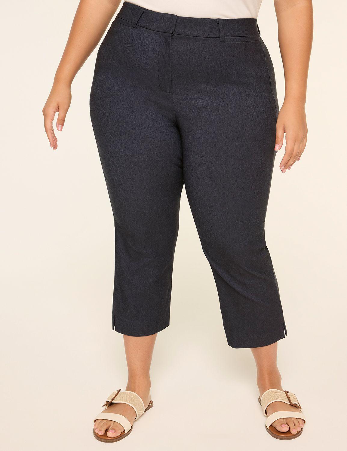 4-season high-rise slim capri