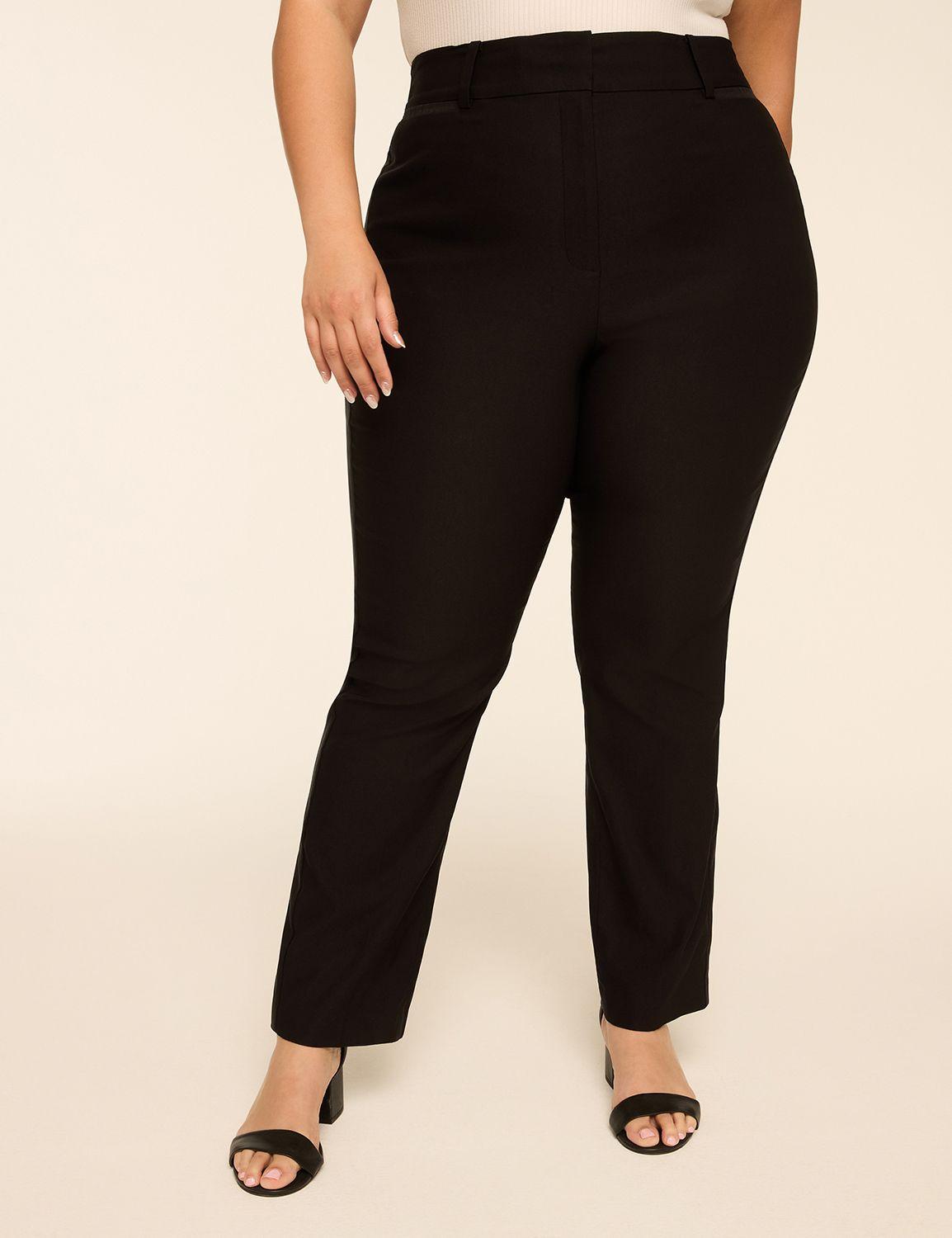 4-season tighter tummy high-rise straight leg pant