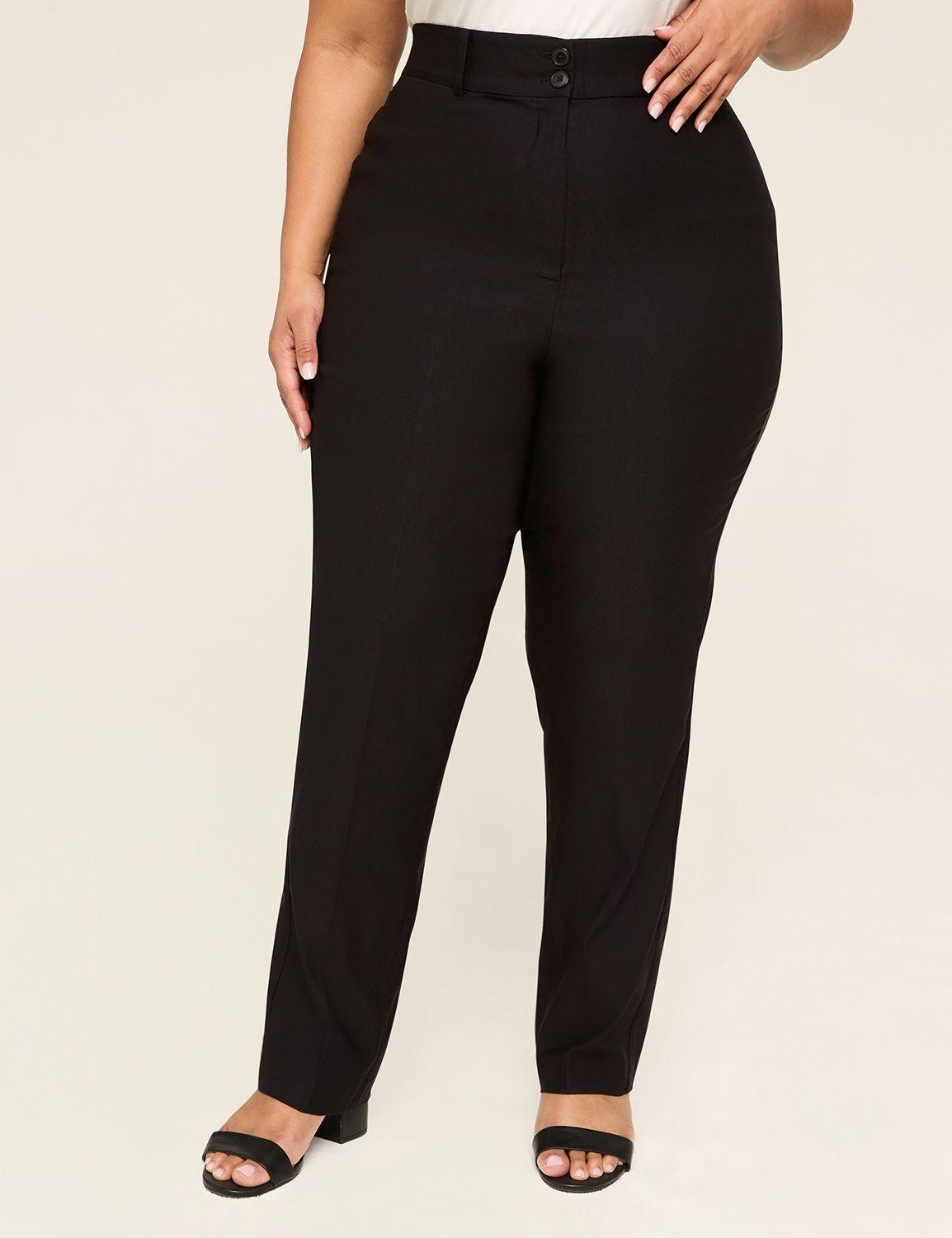 4-season tighter tummy high-rise straight pant