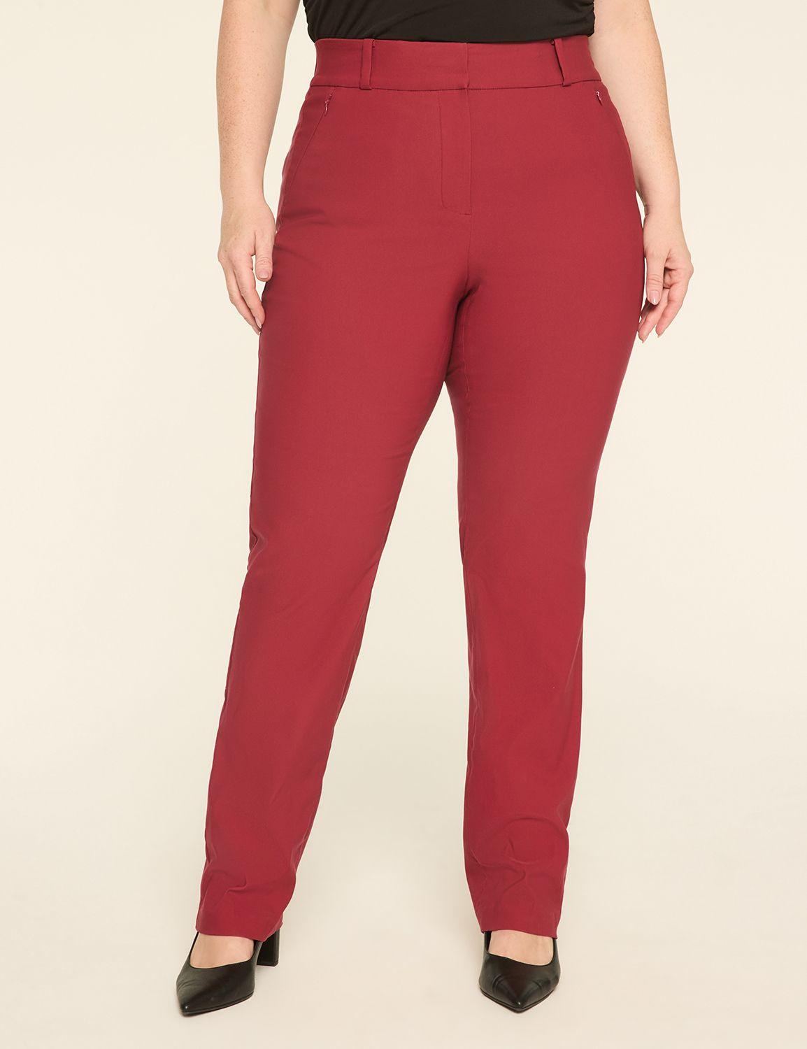 4-season tighter tummy high-rise straight pant