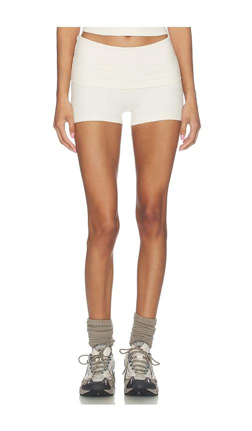 437 the practice short in cream.