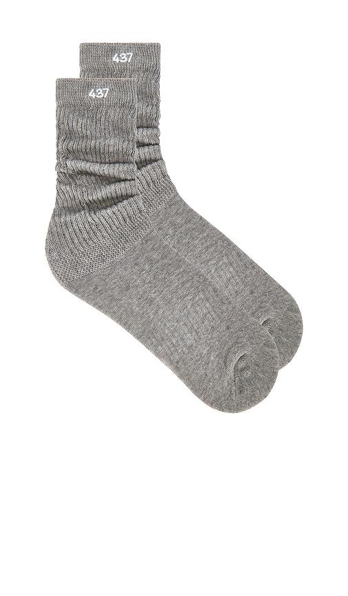 437 the scrunch sock in grey.