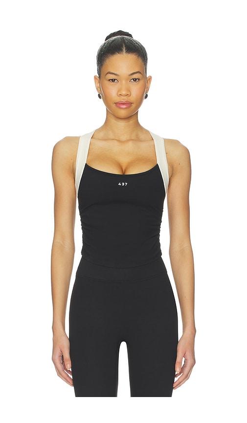 437 the sculpt tank top in black.