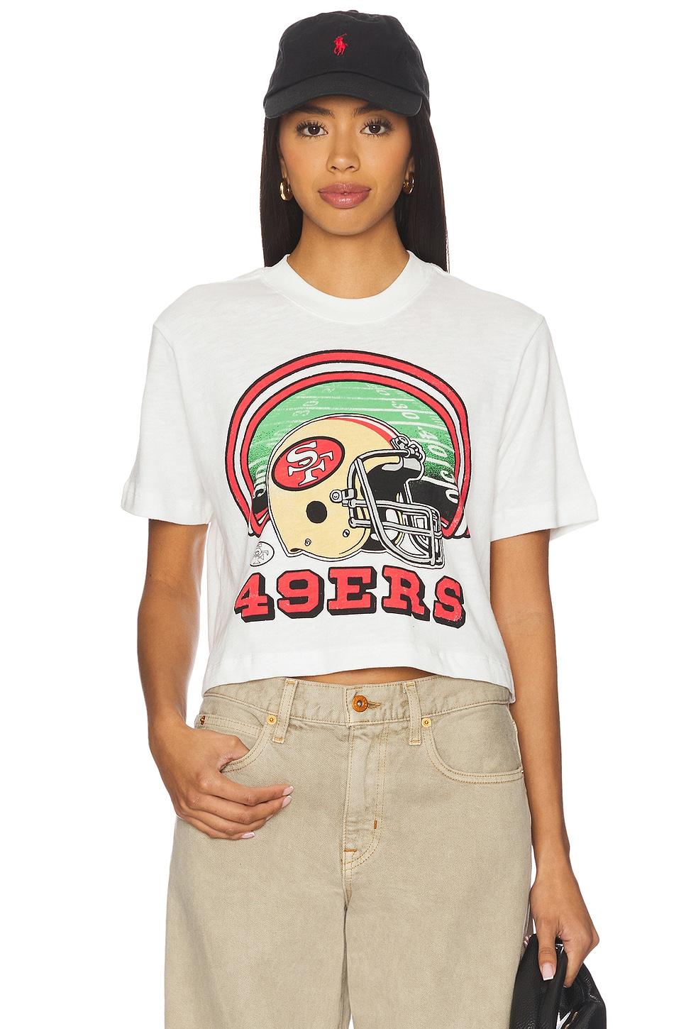 49ers game time crop tee