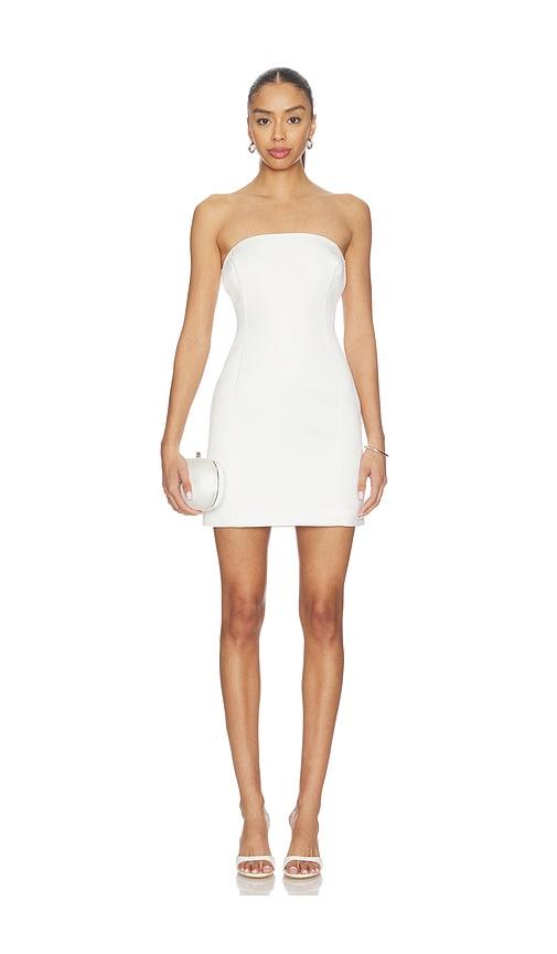 4th & reckless edwina mini dress in cream.