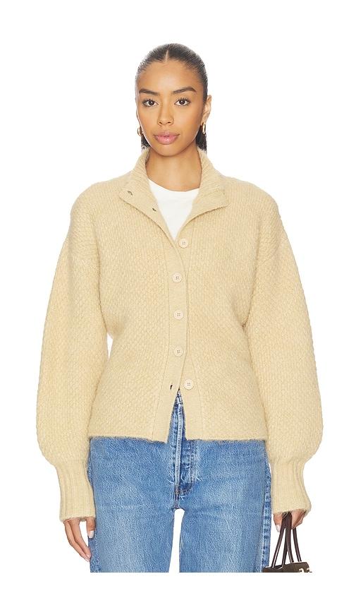 4th & reckless katya cardigan in tan.