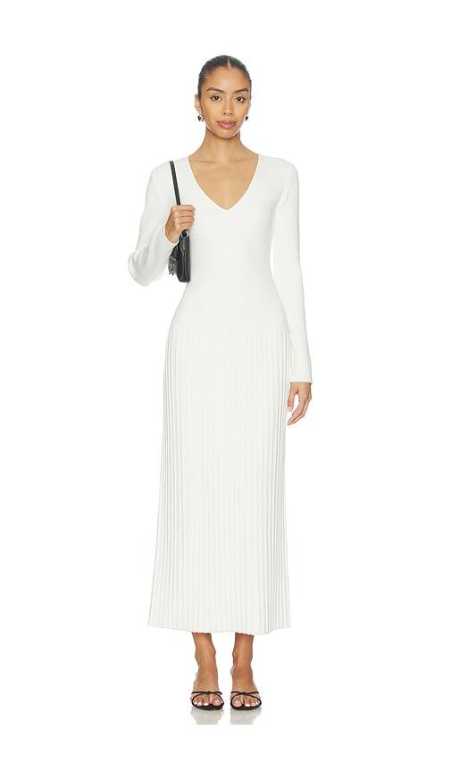 4th & reckless lela dress in white.