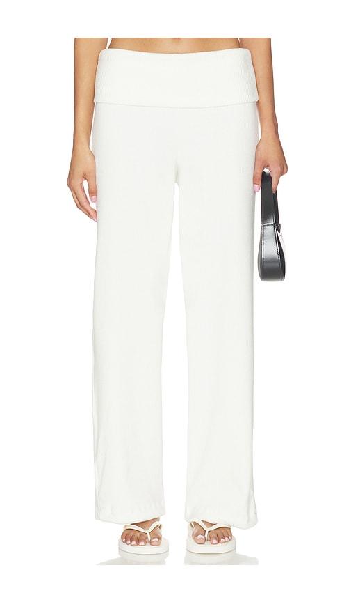 4th & reckless mahlin trouser in cream.