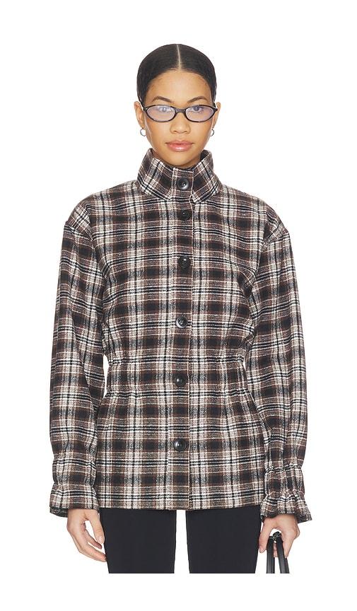 4th & reckless perry jacket in brown,black.