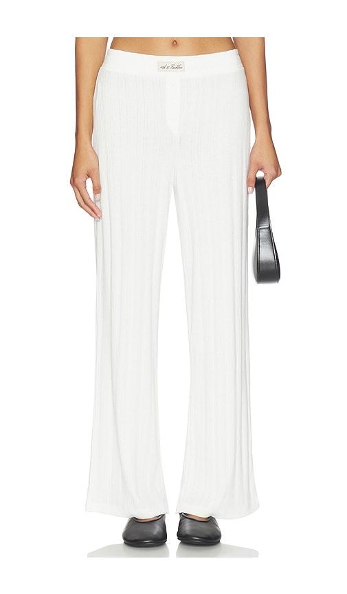 4th & reckless zoella trousers in white.