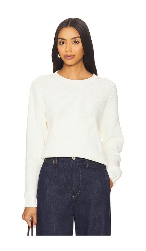 525 america daphne pullover in white.