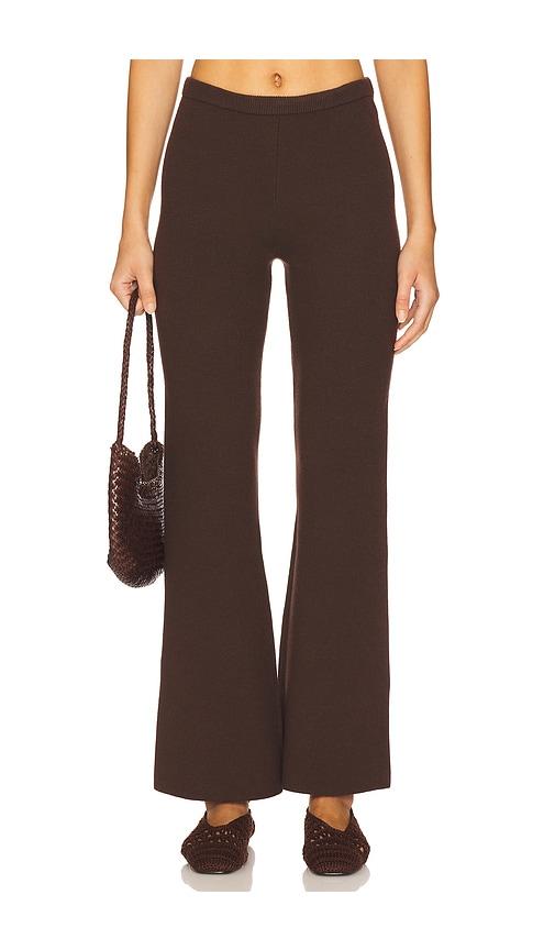 525 america dorothy bootcut pants in chocolate.