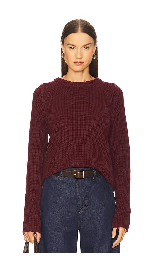 525 america jane sweater in burgundy.