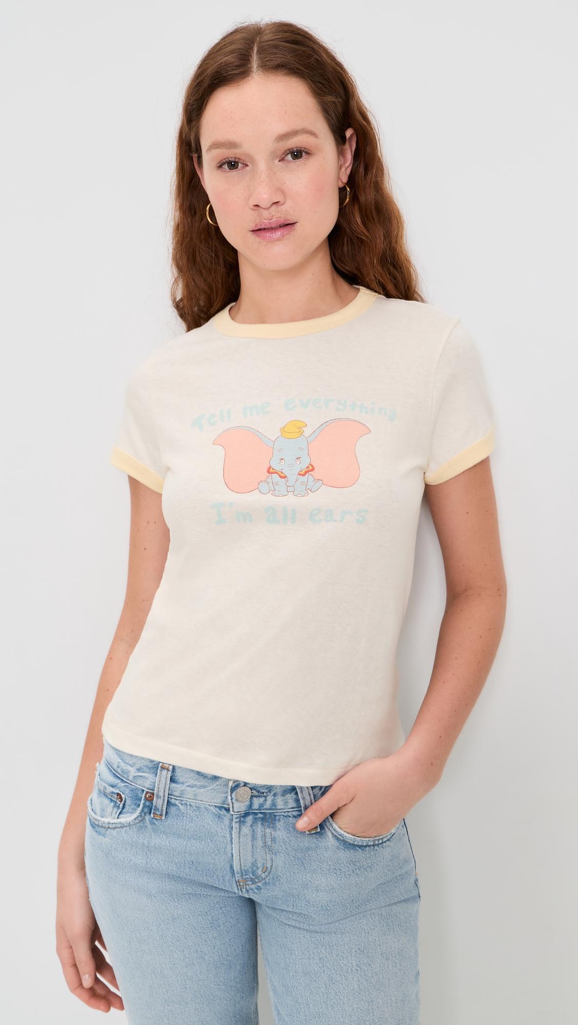 60s slim ringer dumbo tee