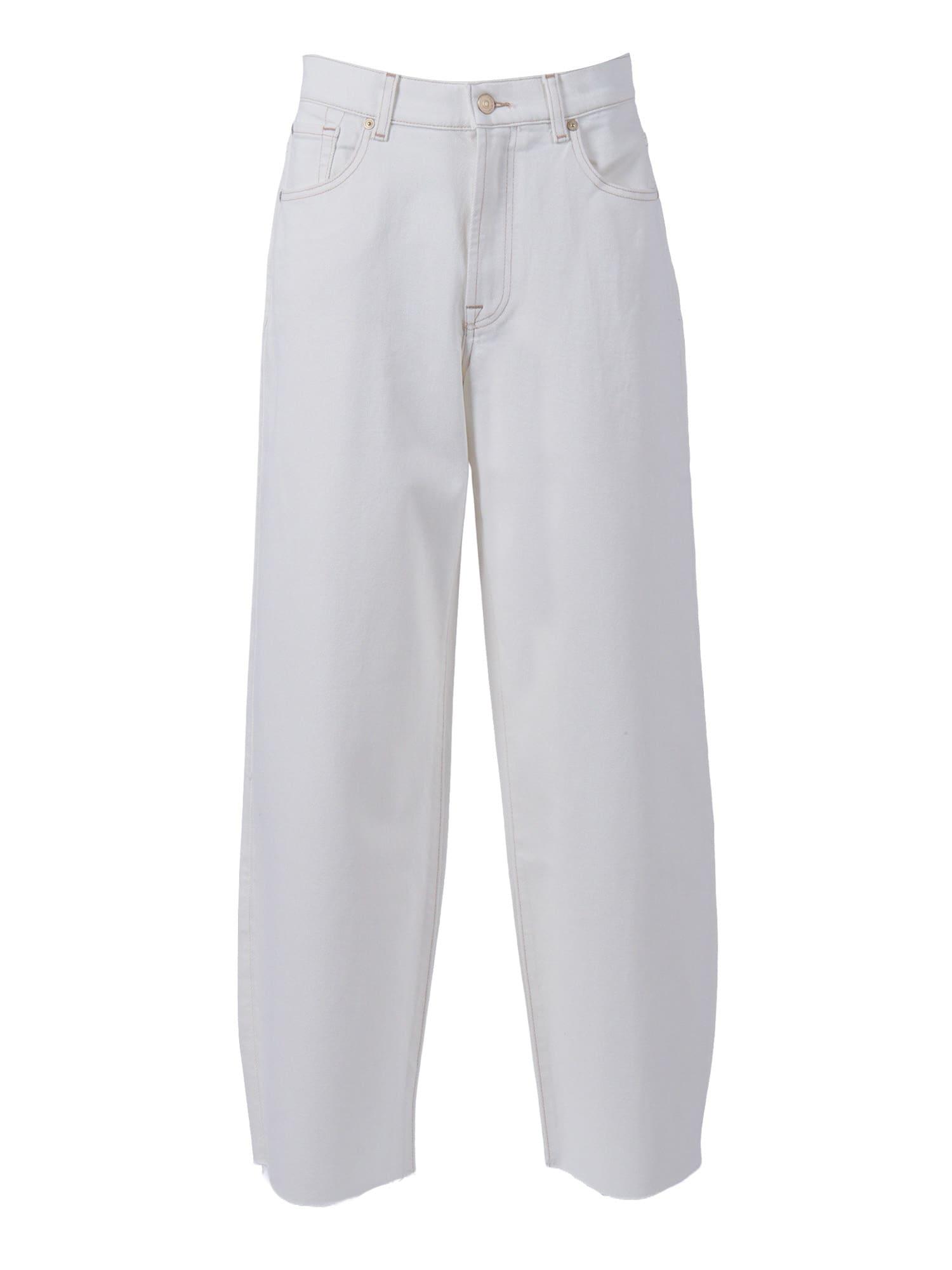 7 for all mankind bonnie curvilinear milkyway with raw cut