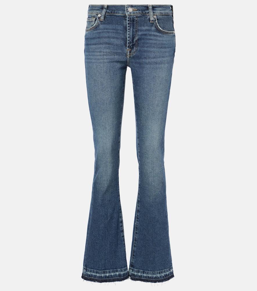 7 for all mankind bootcut tailorless mid