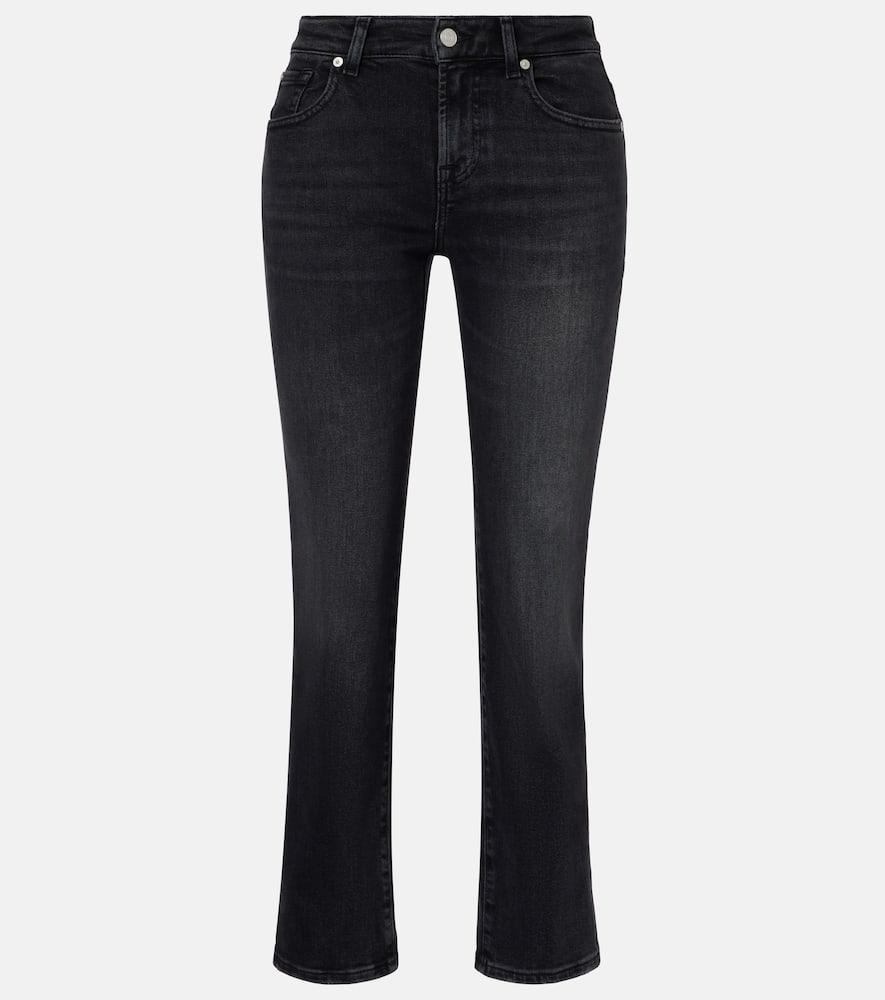 7 for all mankind calie straight cropped mid