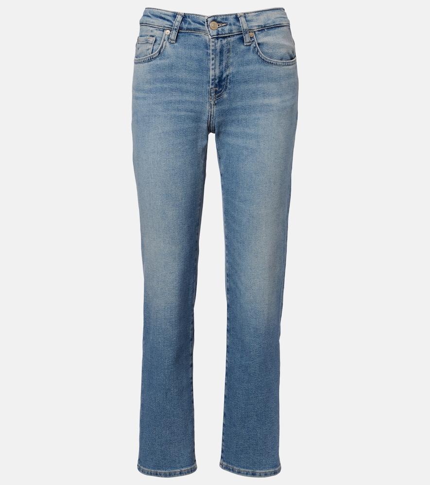7 for all mankind calie straight jeans
