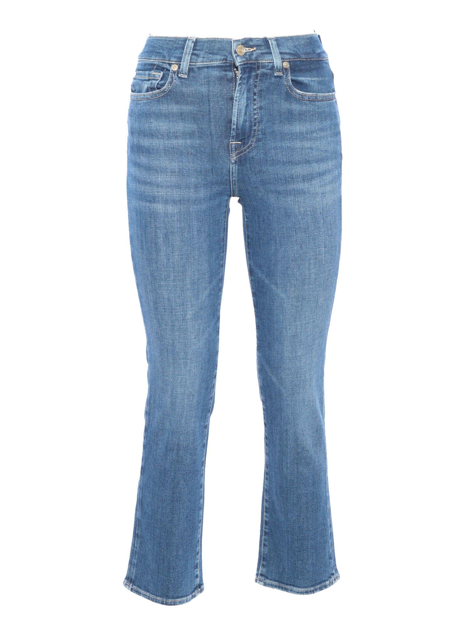 7 for all mankind cropped womens jeans.