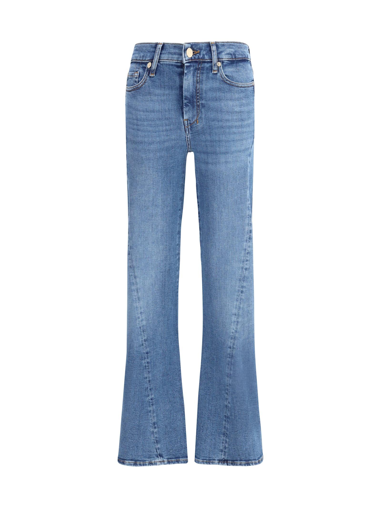 7 for all mankind dojo tailorless flare jeans