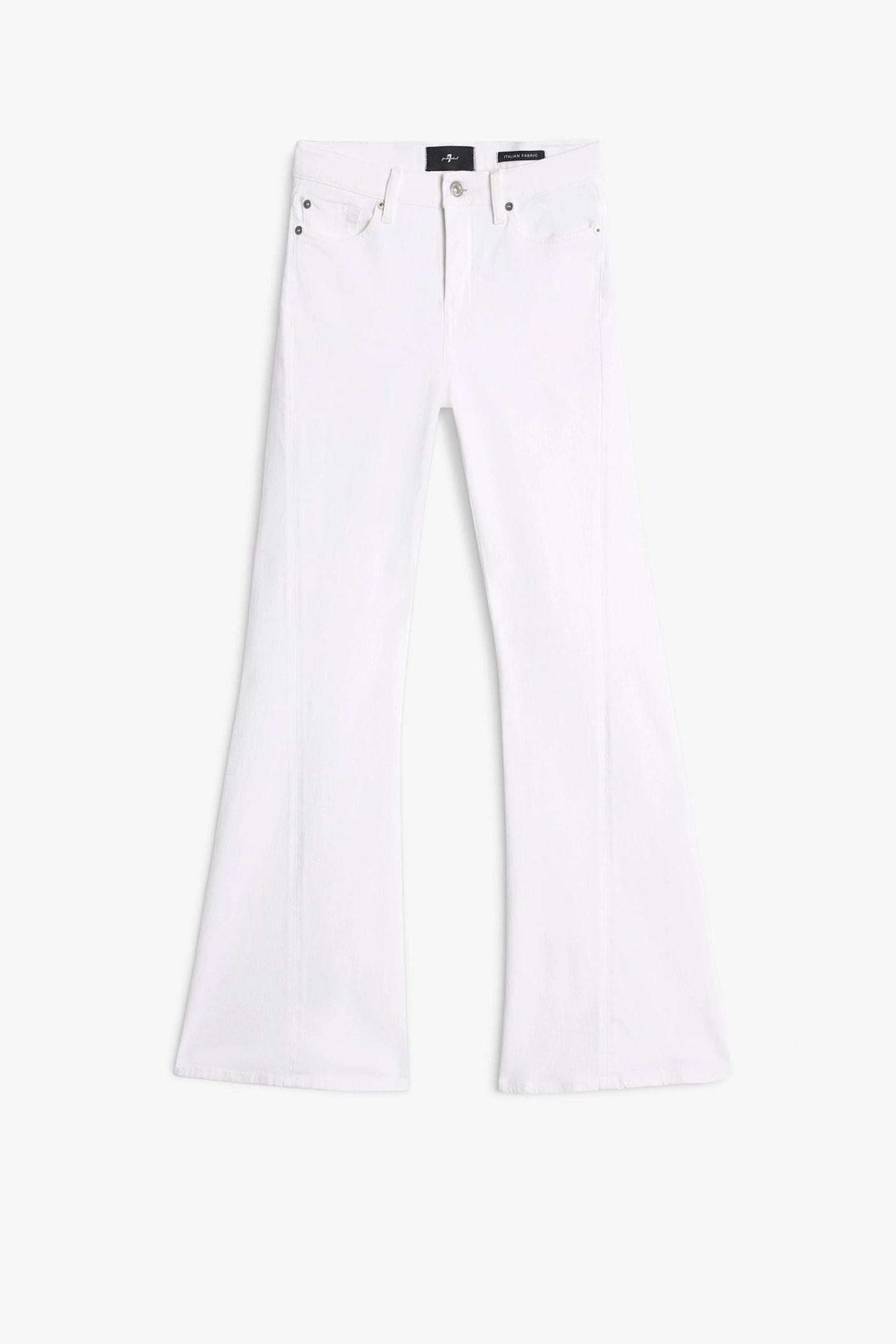 7 for all mankind dojo tailorless white shell with twisted seam