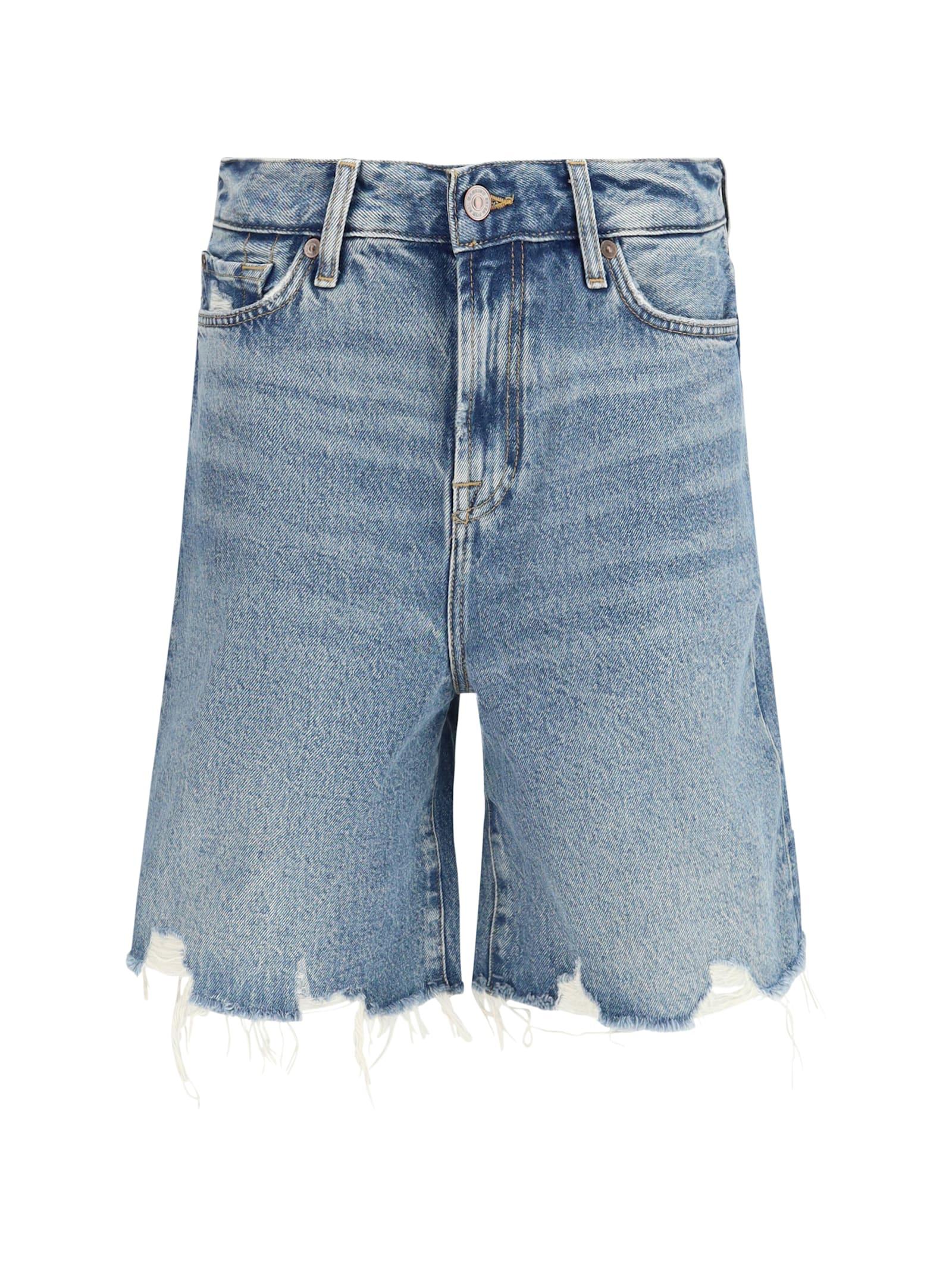 7 for all mankind lola denim shorts