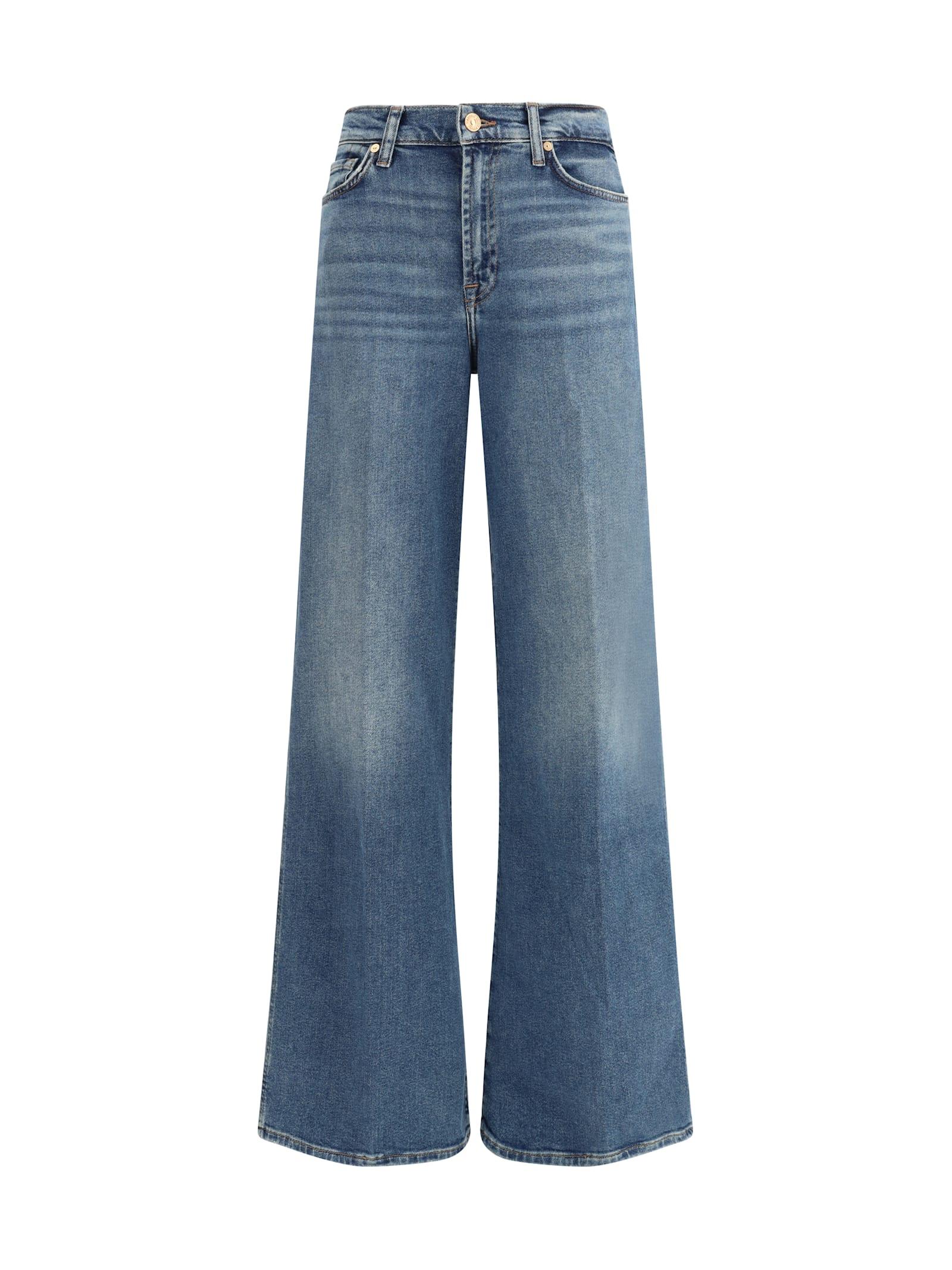 7 for all mankind lotta luxe wide leg jeans