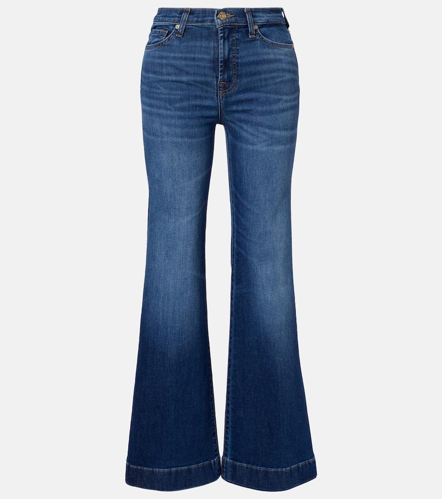 7 for all mankind modern dojo flared jeans