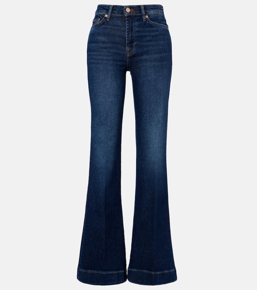 7 for all mankind modern dojo flared jeans