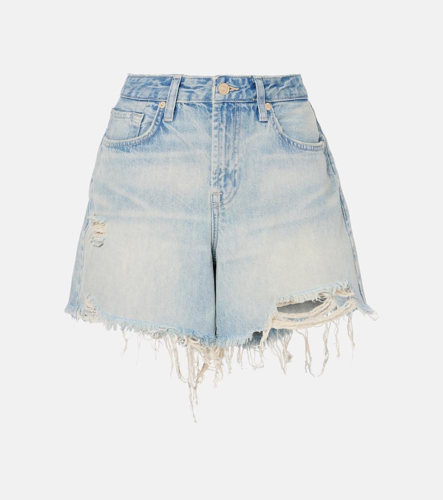 7 for all mankind monroe denim shorts