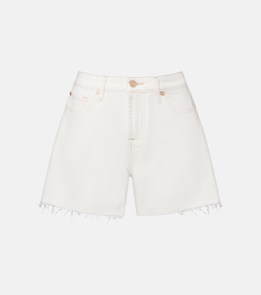 7 for all mankind monroe denim shorts