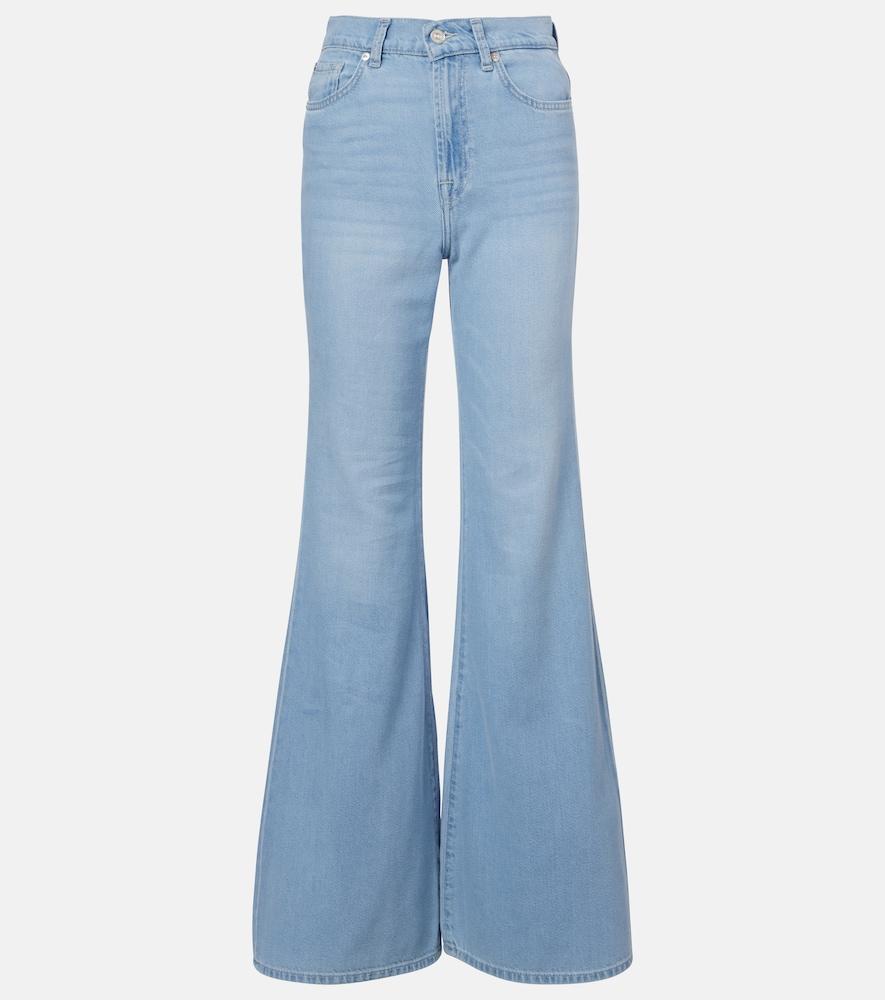 7 for all mankind retro flare flared jeans