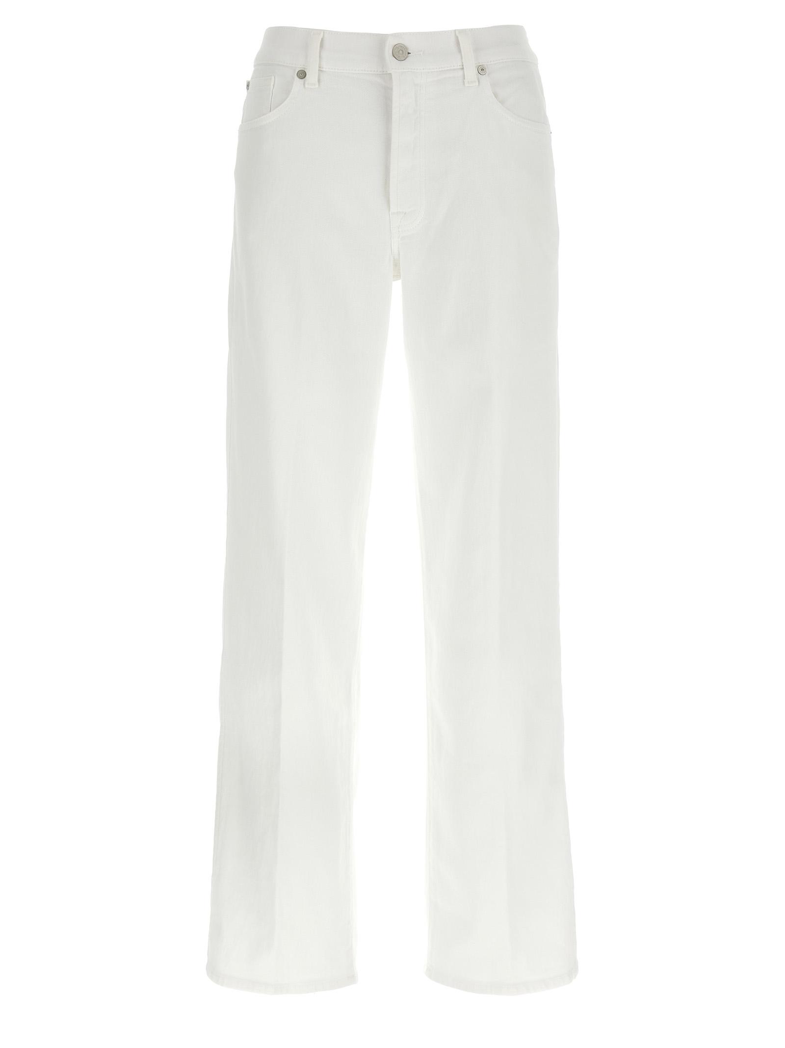 7 for all mankind stovepipe jeans white - women