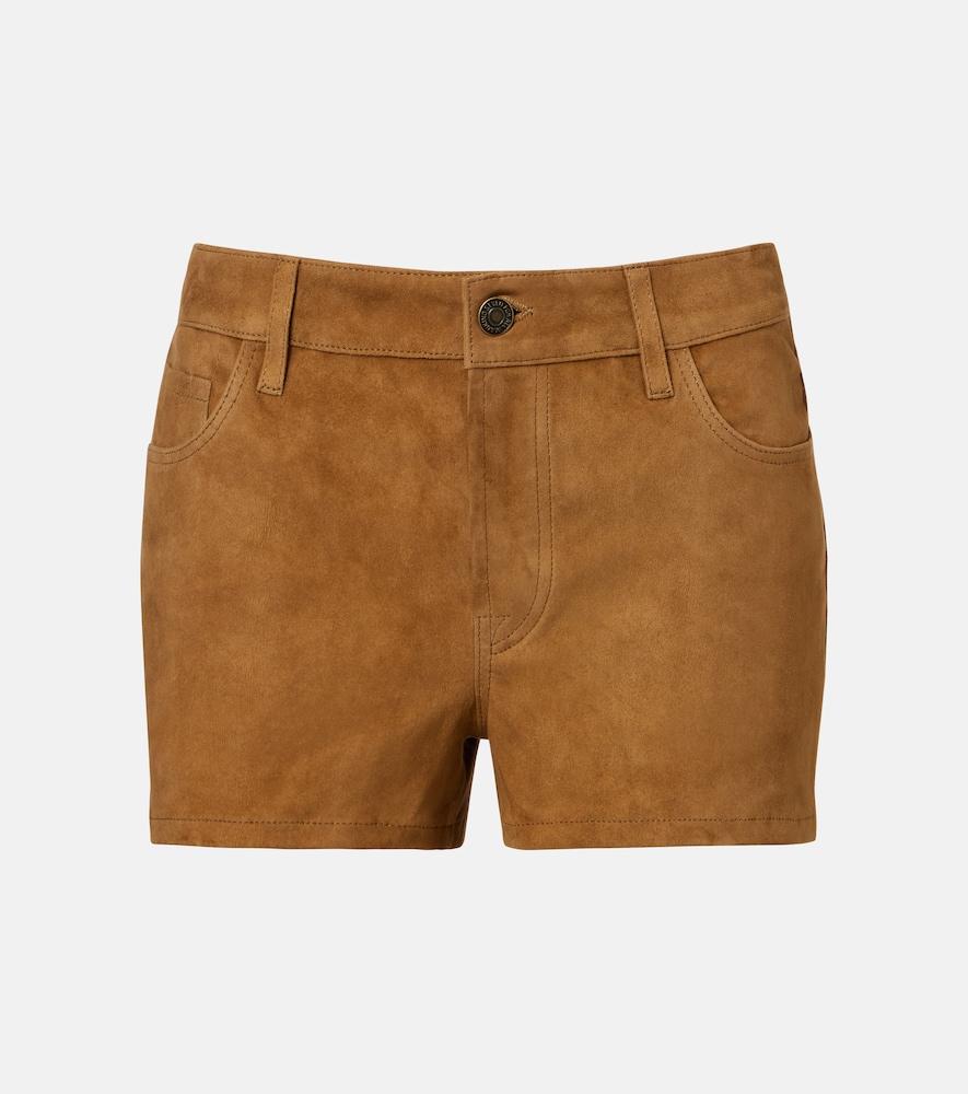 7 for all mankind suede shorts