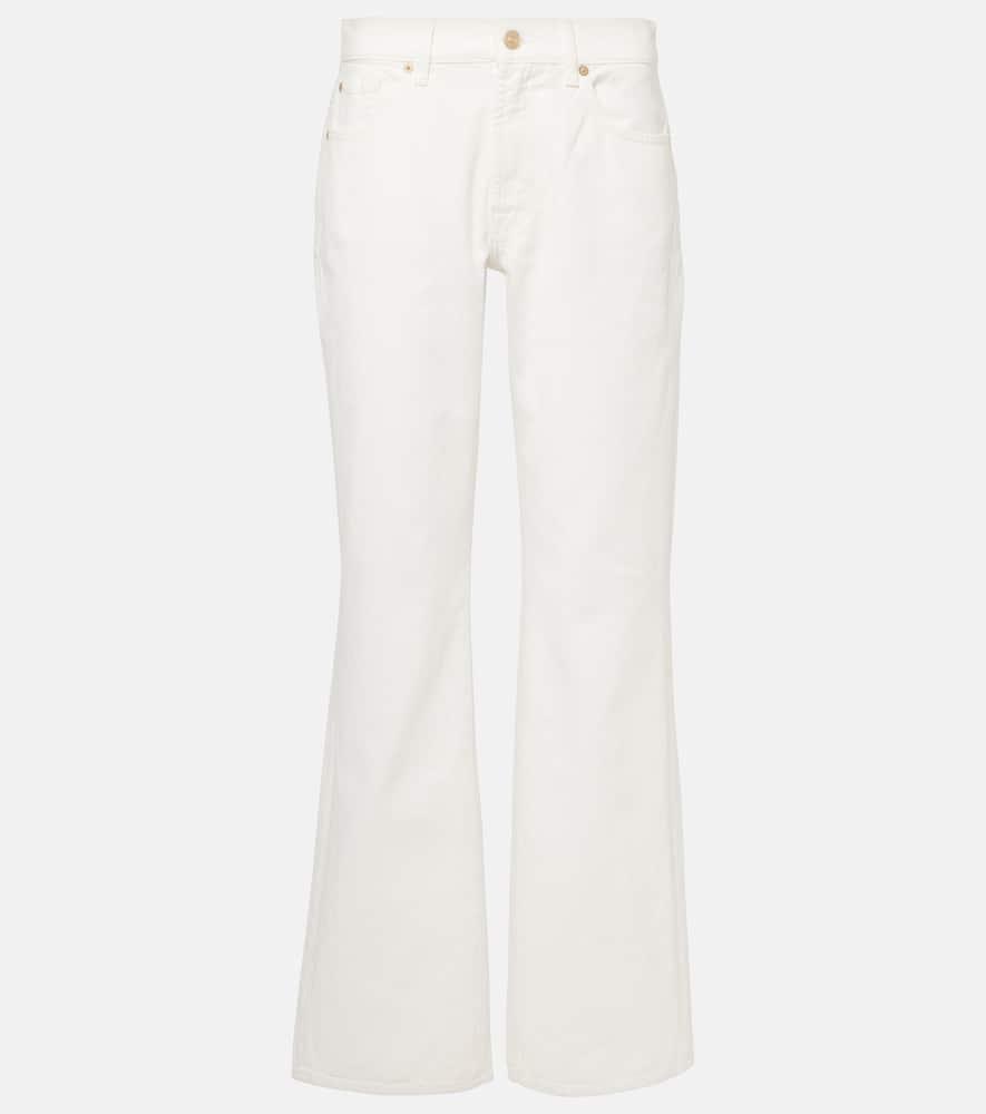 7 for all mankind tess cotton and hemp straight pants