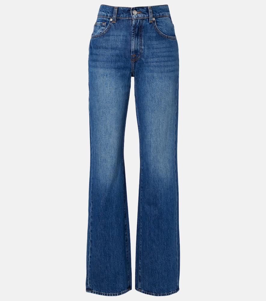 7 for all mankind tess straight jeans