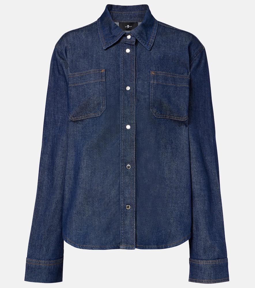 7 for all mankind utility shirt