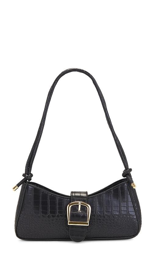 8 other reasons baguette shoulder bag in black.