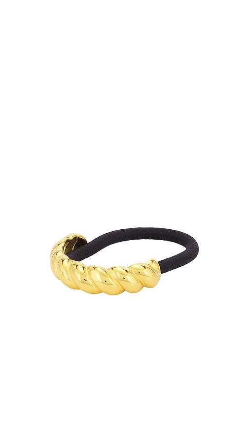 8 other reasons hair tie in metallic gold.