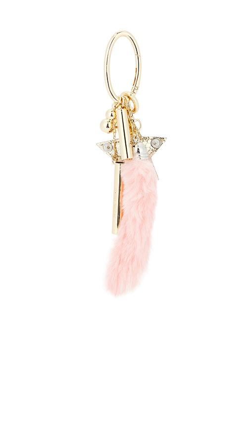 8 other reasons mountain keychain in pink.