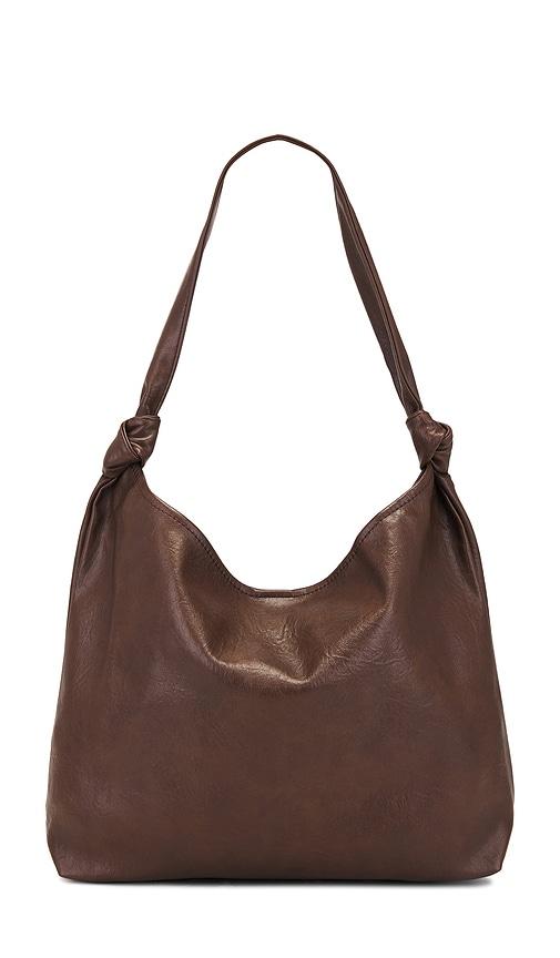 8 other reasons slouchy tote in brown.