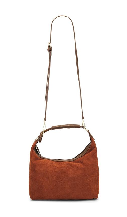 8 other reasons suede top handle in brown.
