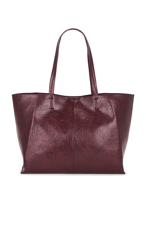 8 other reasons the harper caryall tote bag in burgundy.