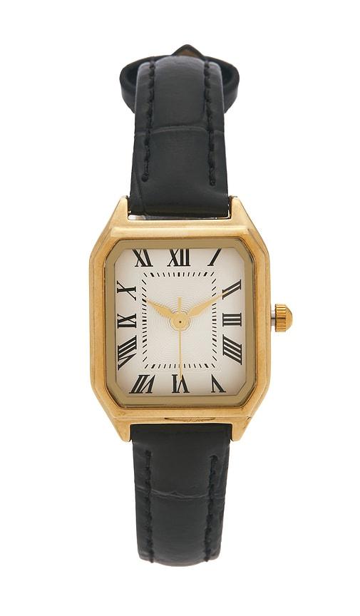 8 other reasons wrist watch in black.