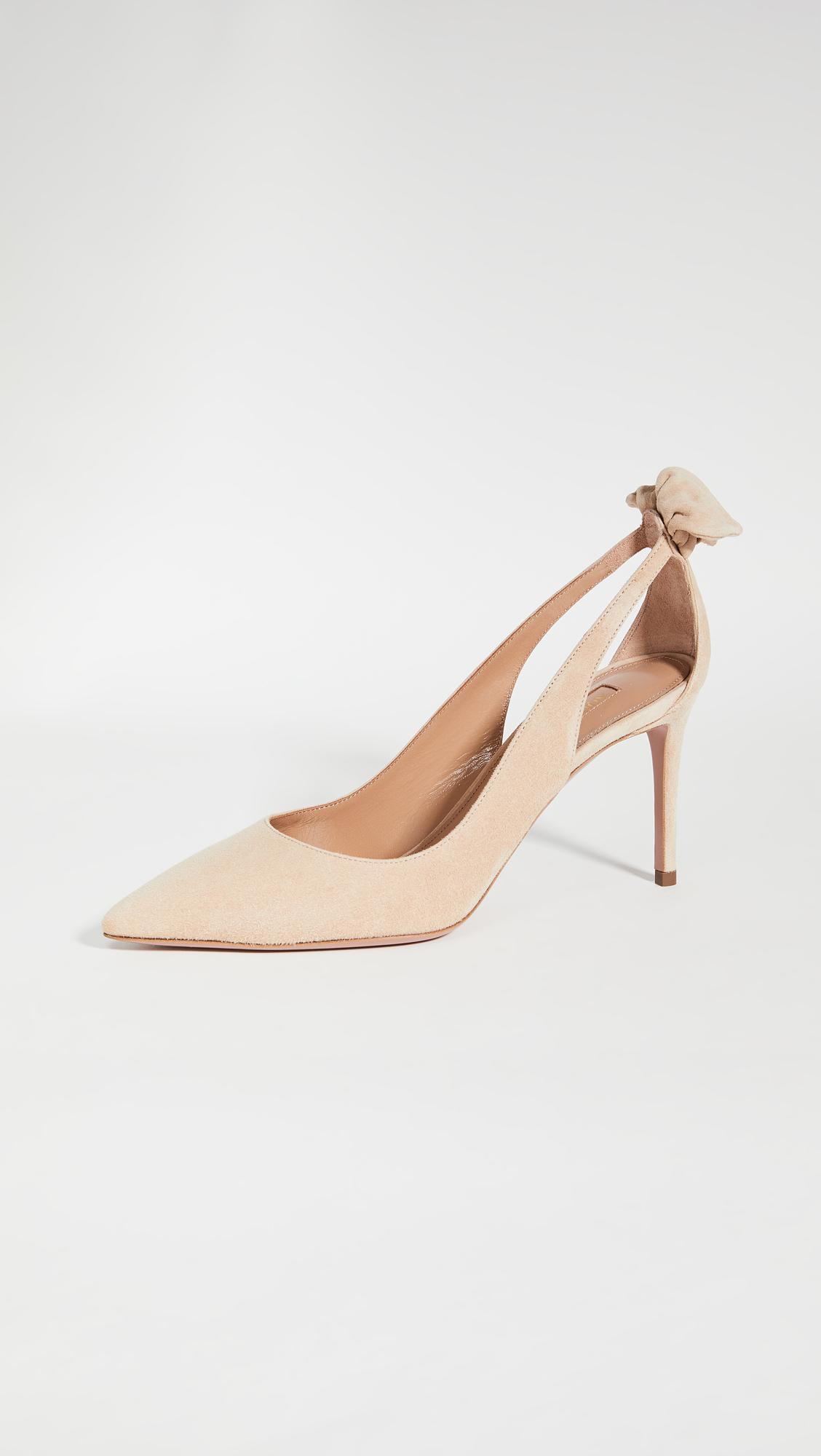 85mm bow tie pumps
