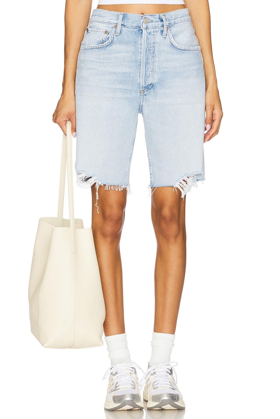 90's mid rise loose short