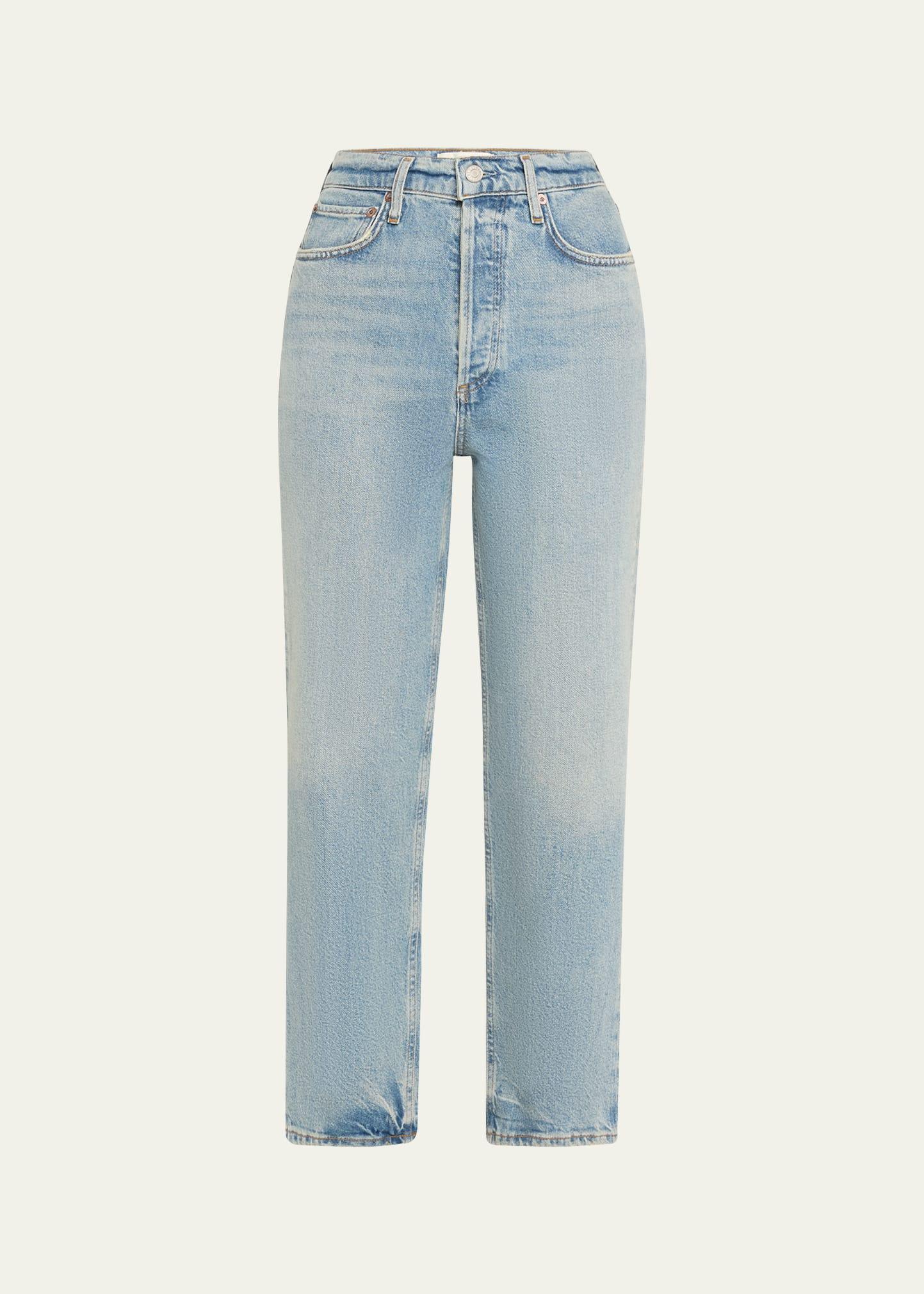 90s pinch waist cropped jeans