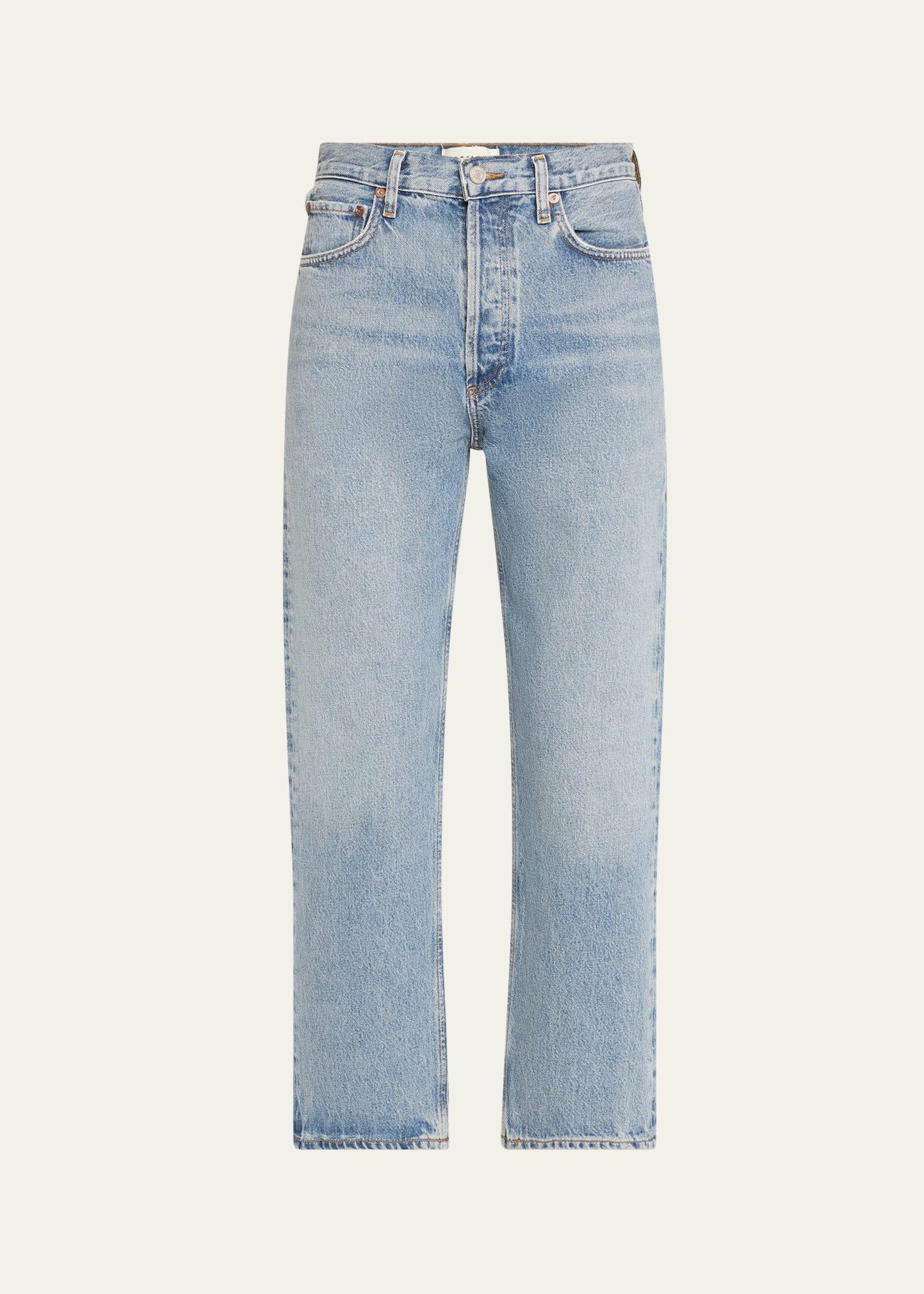 90s pinch waist cropped jeans